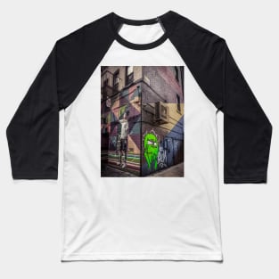 SoHo Graffiti Street Art NYC Baseball T-Shirt